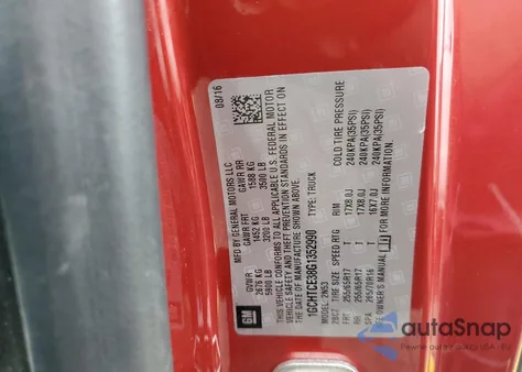 2016 Chevrolet Colorado Lt из США, поврежденный, VIN 1GCHTCE38G1352990